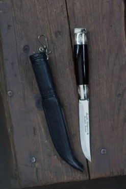 Järvenpää Junki Black Nickel Silver Knife