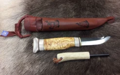 Wood Jewel Knife With Fire Stick