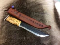 Wood Jewel Leuku Knife