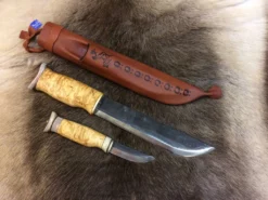 Wood Jewel Leuku/Puukko Knife Set