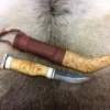 Wood Jewel Carver Knife With Birch Sheath