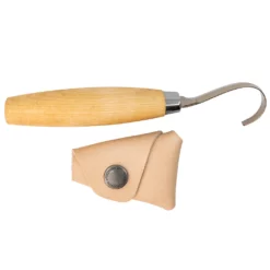 Mora Woodcarving Hook Knife 162 Double-Edge With Sheath