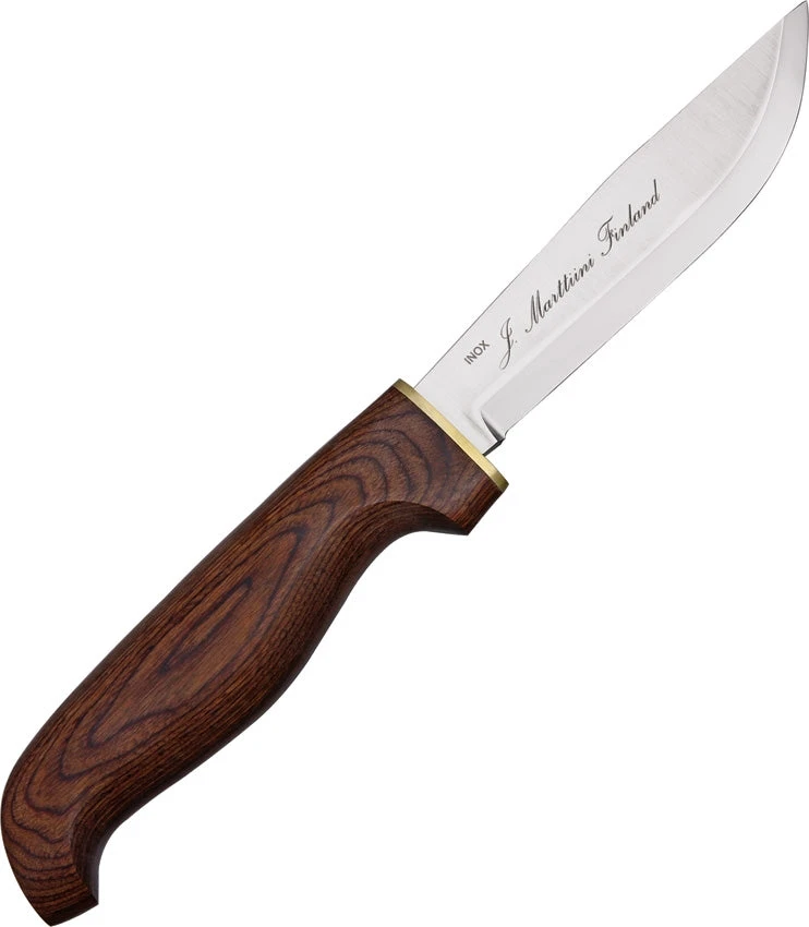 Marttiini Skinner Knife, Wooden Handle 1 Marttiini Skinner Knife, Wooden Handle